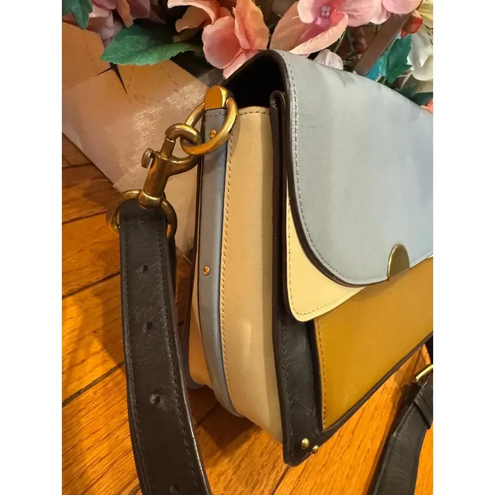 Coach 76044 Dreamer Shoulder Bag In Colorblock (150